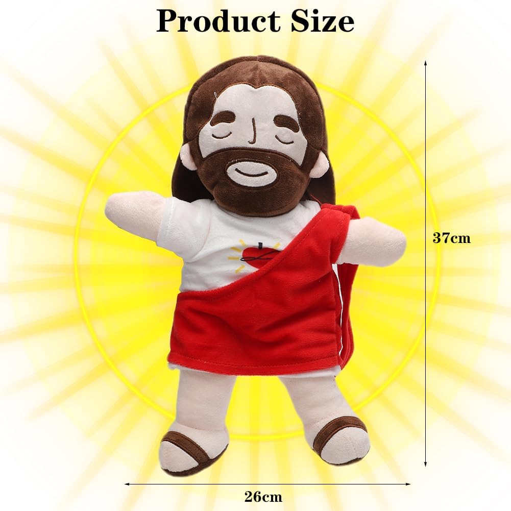 Peluche De Jesús Que Respira Sonido y Luz