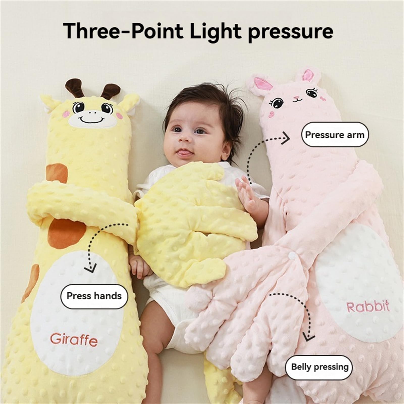 Muñeco Abraza Bebé Recargable Usb