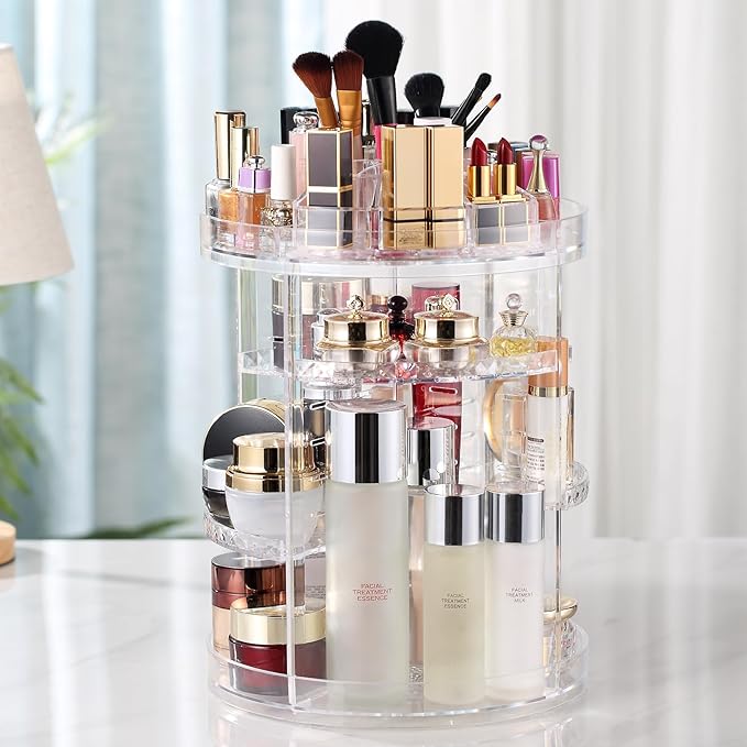 Organizador De Maquillaje Giratorio 360