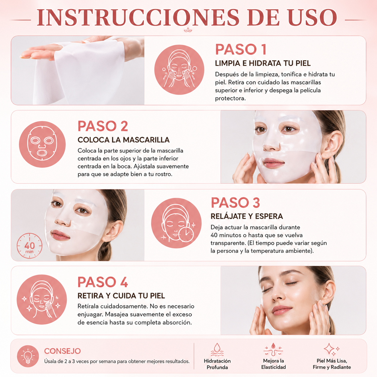 Mascarilla Bio-Colágeno Real Deep Mask