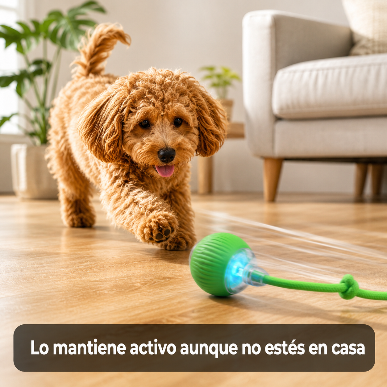 Pelota Interactiva Inteligente - Tu Mascota Juega Sola y Feliz, Aunque No Estés en Casa