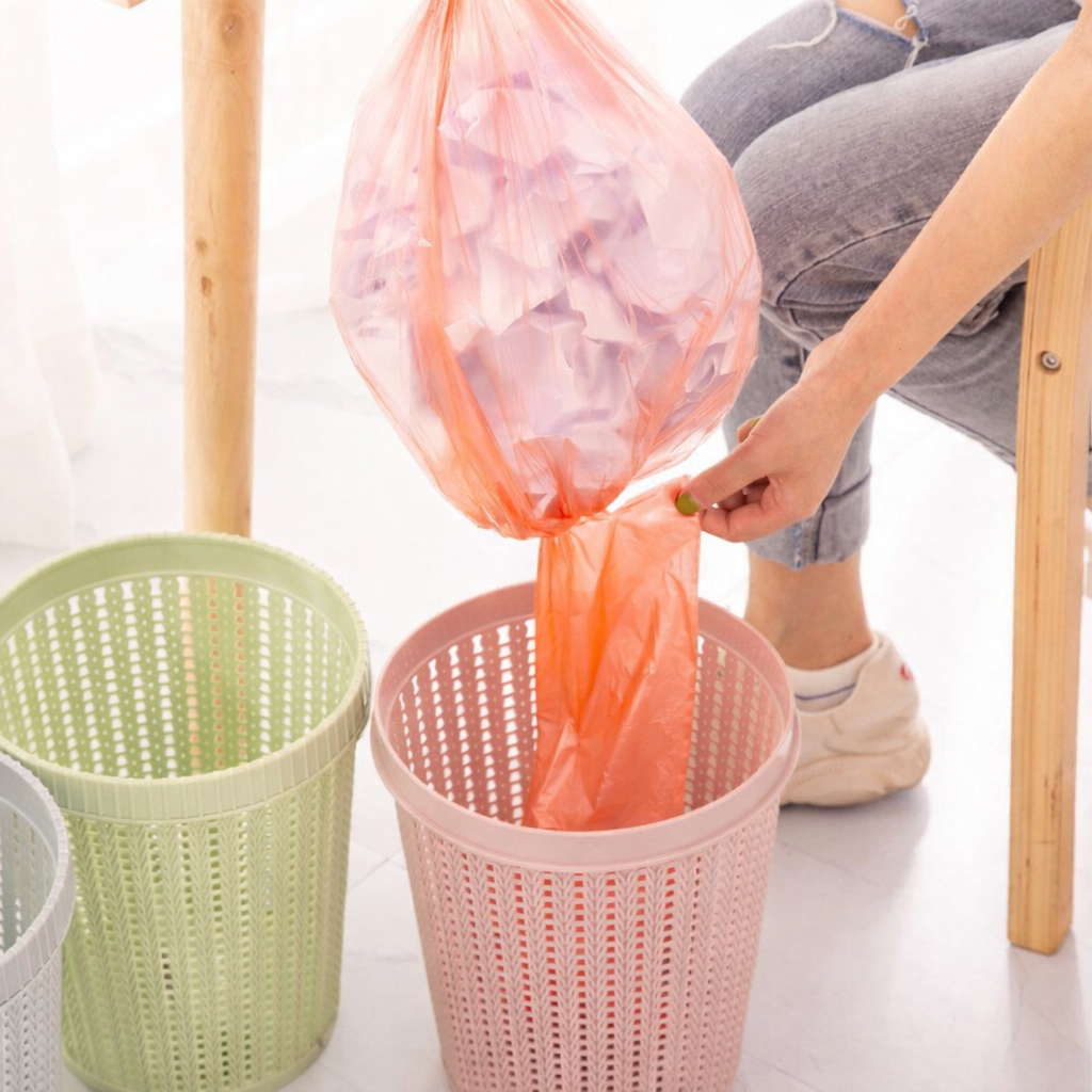 Caneca De Basura Dispensadora De Bolsas