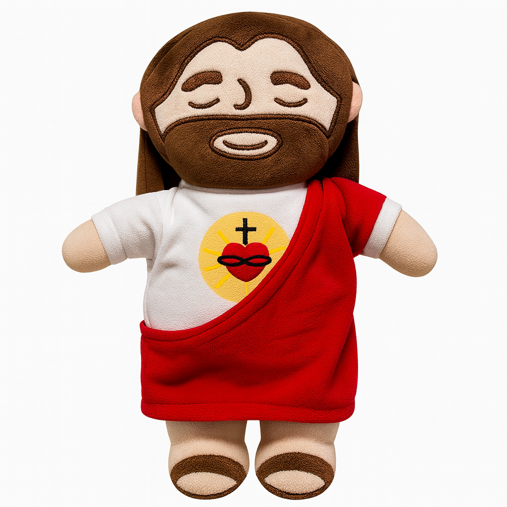 Peluche De Jesús Que Respira Sonido y Luz