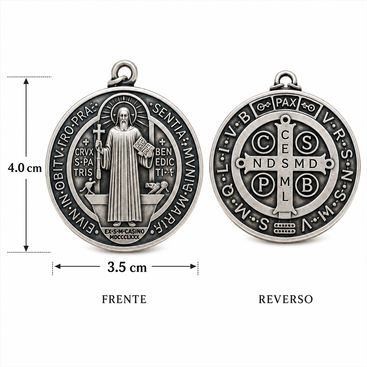 Medalla San Benito — Protección Espiritual que te Acompaña Siempre