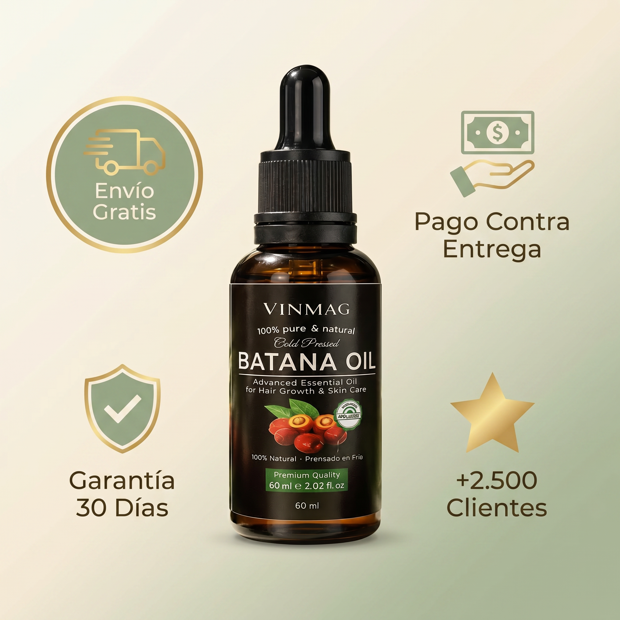 Recupera tu Cabello y Frena la Caída — 100% Natural