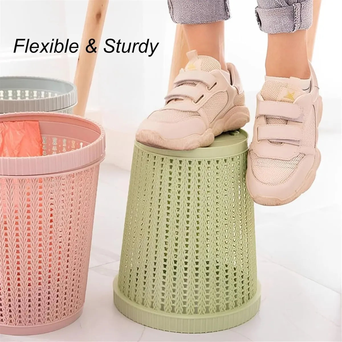 Caneca De Basura Dispensadora De Bolsas