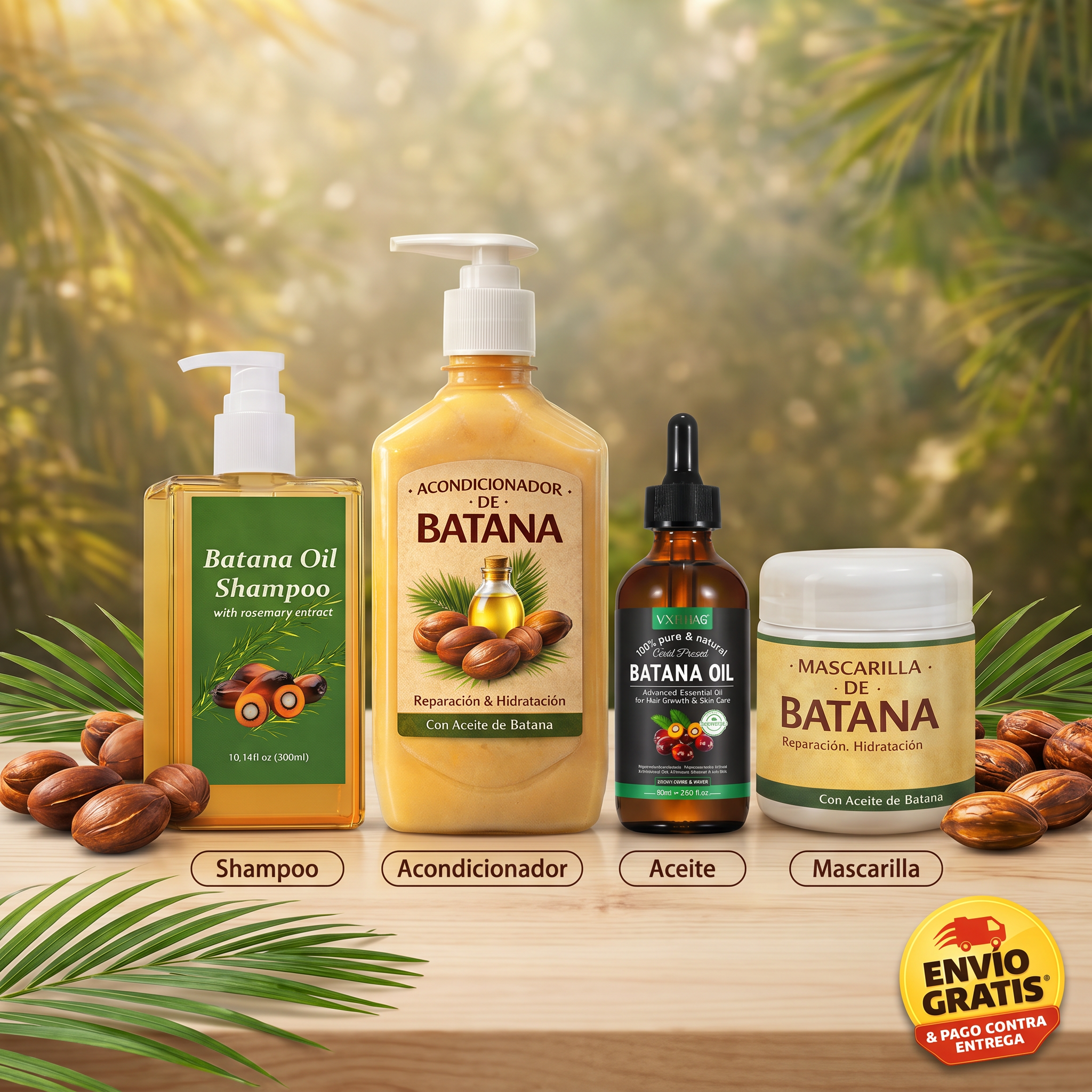 Recupera tu Cabello y Frena la Caída — 100% Natural