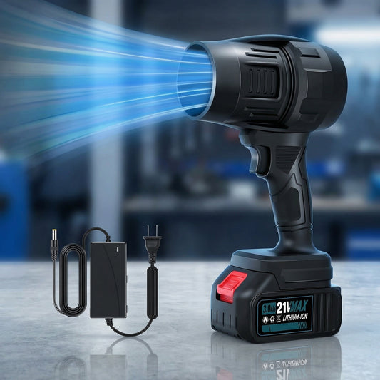 Soplador Eléctrico Inalámbrico de Alta Potencia - Incluye 2 Baterías