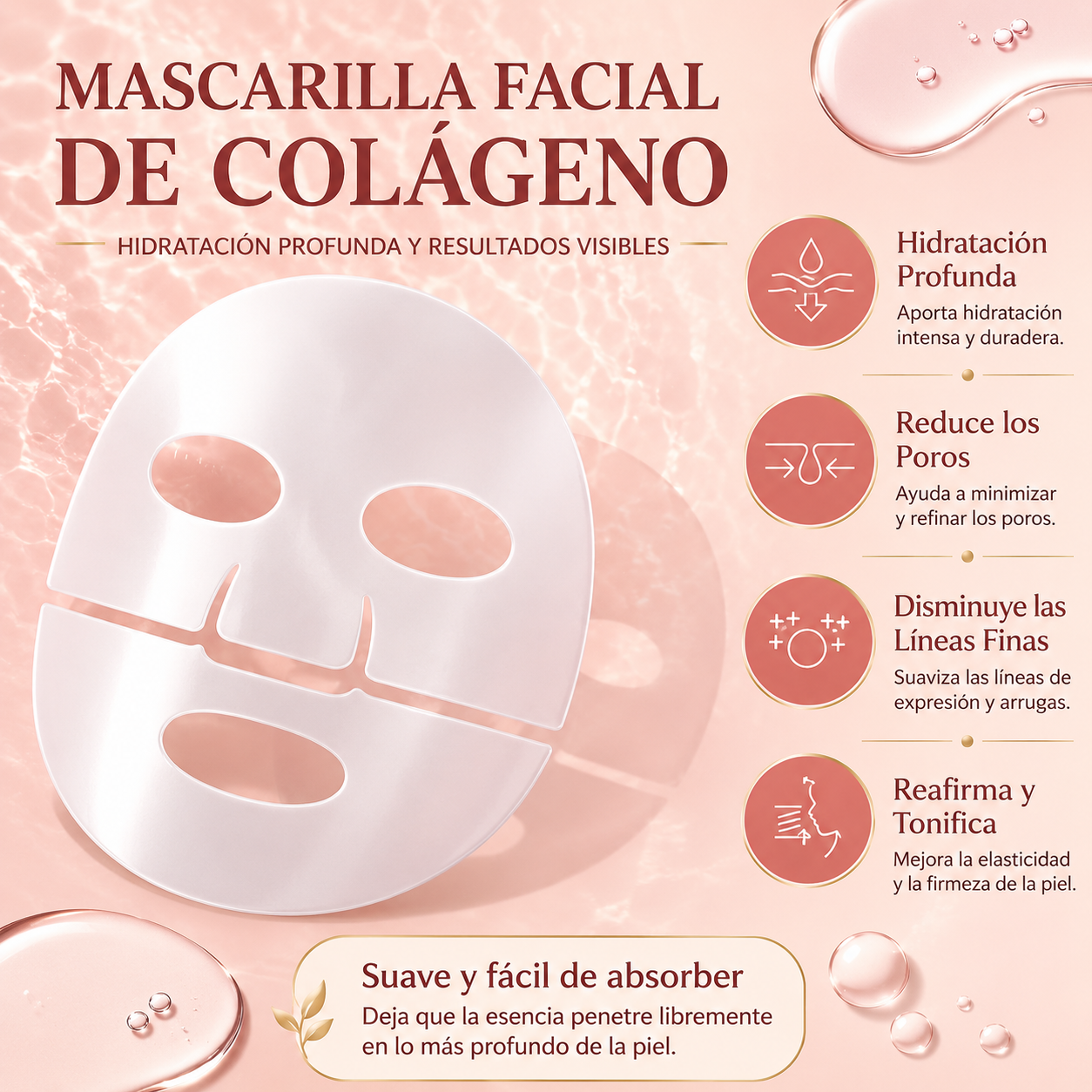 Mascarilla Bio-Colágeno Real Deep Mask
