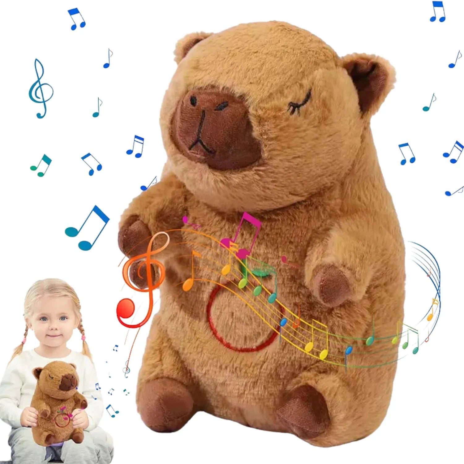 Peluche Capibara Respira Sonidos